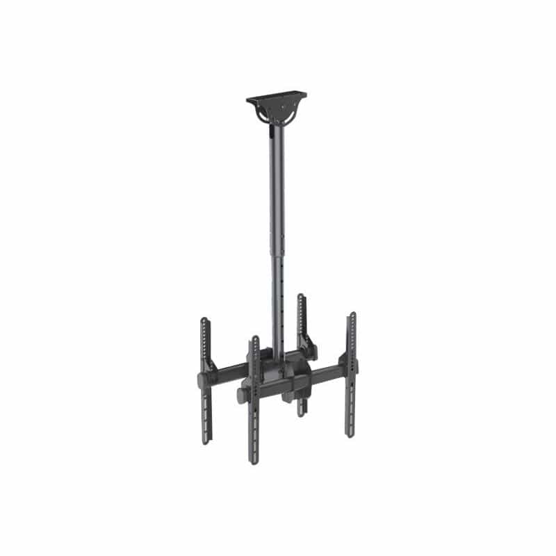 TECHLY Teleskop Uni. Deckenhalterung für 2LED LCD TV 32"-55"