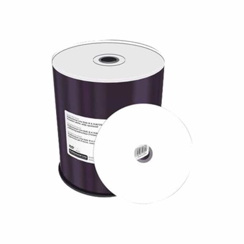 MEDIARANGE Professional Line - 100 x DVD-R - 4.7 GB 16x - weiß - mit Tintenstrahldrucker bedruckbare