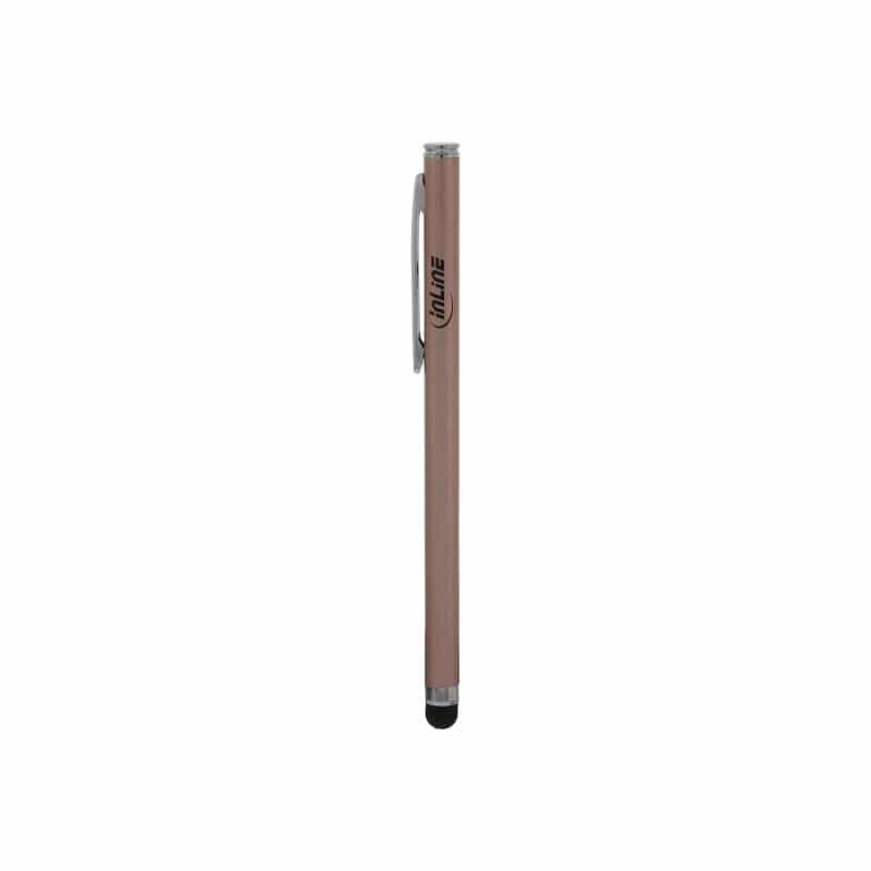 INLINE Stylus Stift fuer Touchscreens von Smartphone und Tablet rose