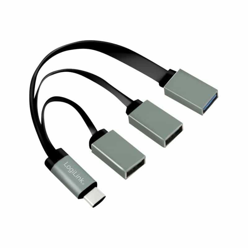 LOGILINK USB 3.1 HUB 3-port Type-C Kabel HUB