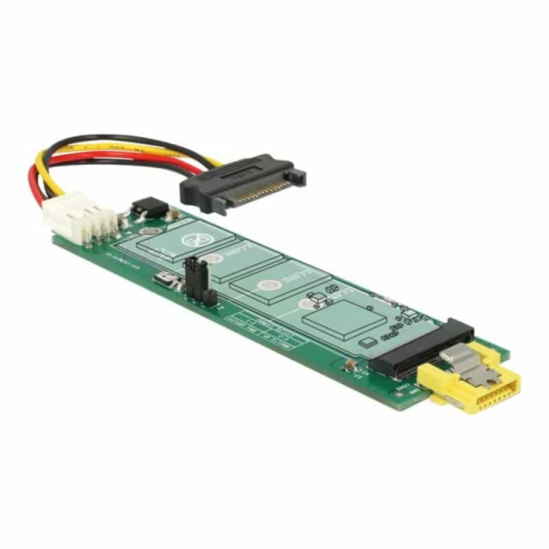 DELOCK Konv SATA Pin8 Bu>M.2 Key B Slot