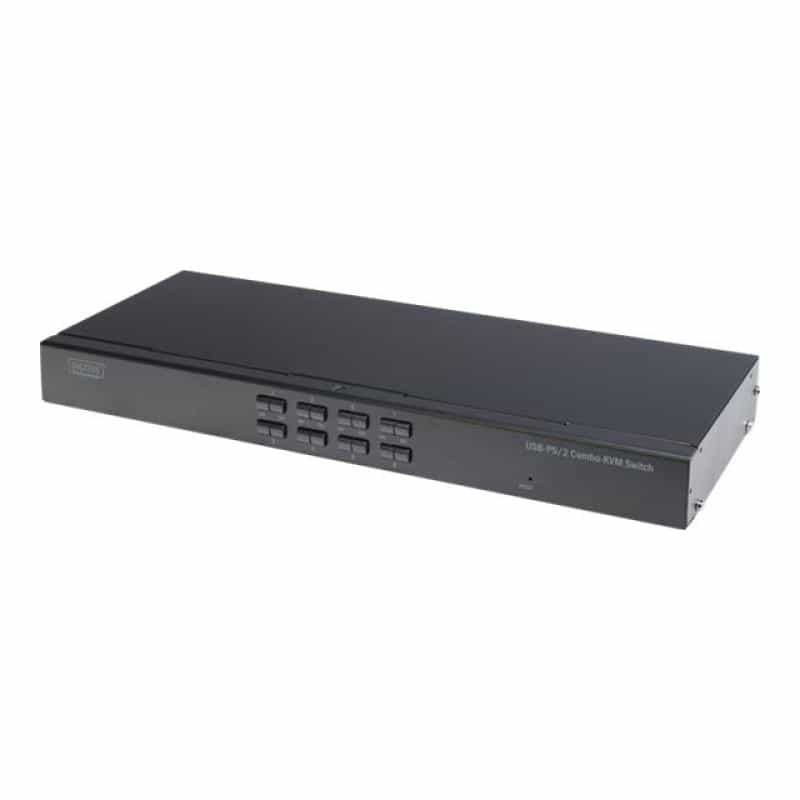 DIGITUS Pro 8-port Combo-KVM switch 1 user 8PCs IP
