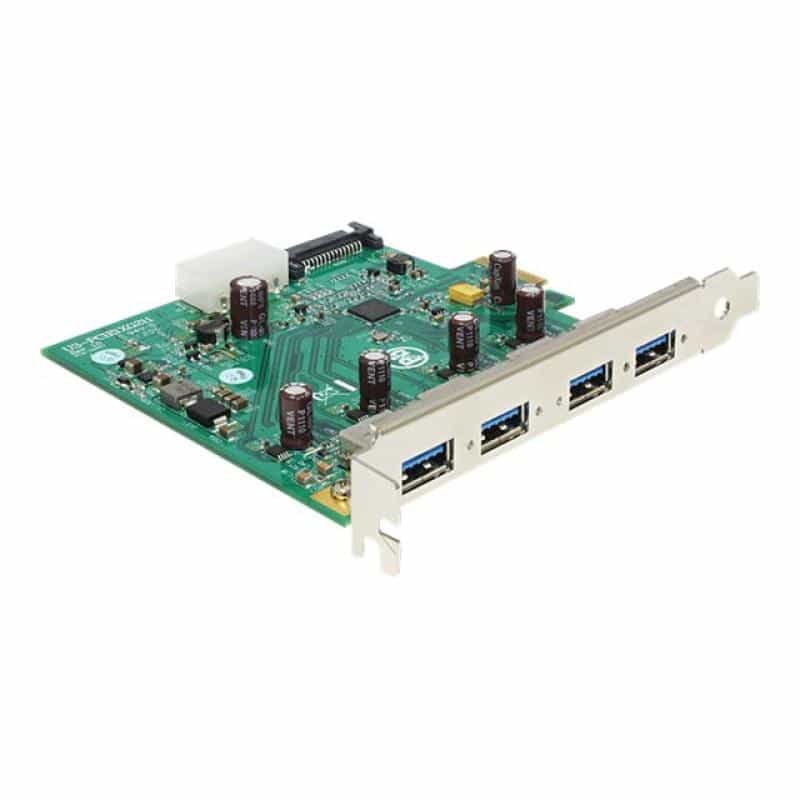 DELOCK IOI PCI Express Card > 4 x USB 3.0