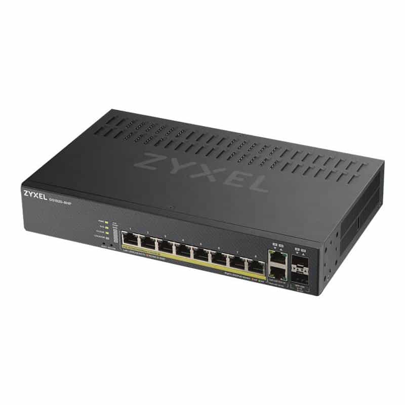 ZYXEL Switch  8x GE GS1920-8HPV2 PoE+