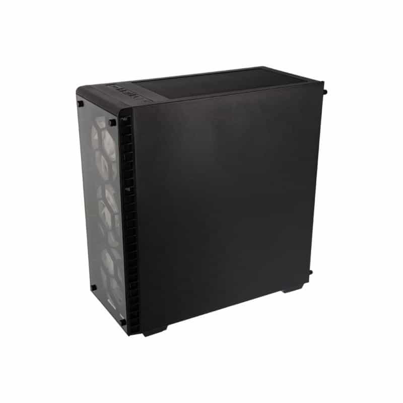 COOLINK Observatory RGB Midi-Tower, Tempered Glass - schwarz Wind COOLINK Observatory RGB Midi-Tower, Tempered Glass - schwarz Wind
