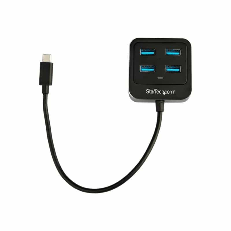 STARTECH.COM USB-C Hub 4 Port - USB Typ-C/ USB 3.1 Gen 2 Hub 10Gbit/s - Bus powered - USB Type-C Ver