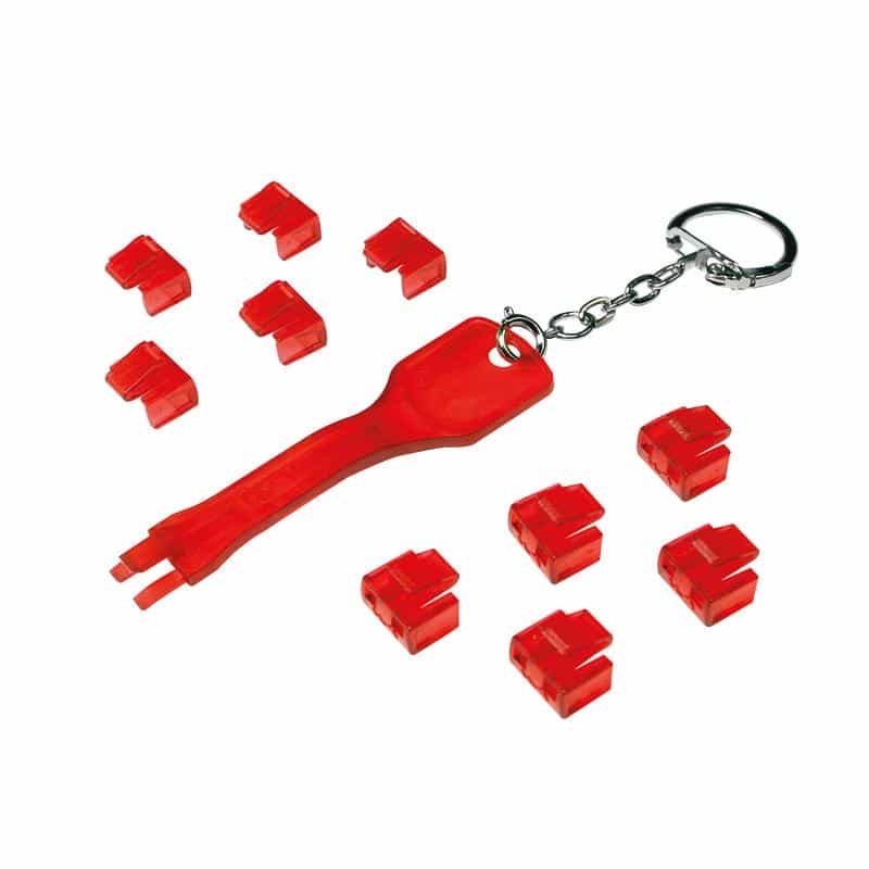 LOGILINK MP0042 RJ45 Port Blocker 1 Key + 10 Locks