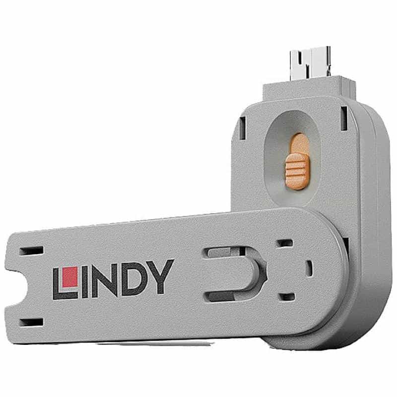 LINDY Schlüssel für USB Port Schloss orange