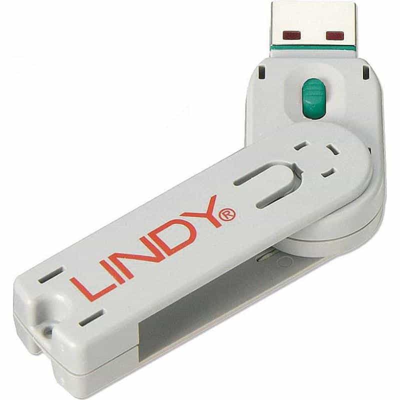 LINDY Schlüssel für USB Port Schloss grün