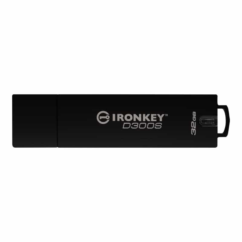 KINGSTON 32GB D300S AES 256 XTS Encrypted USB Drive