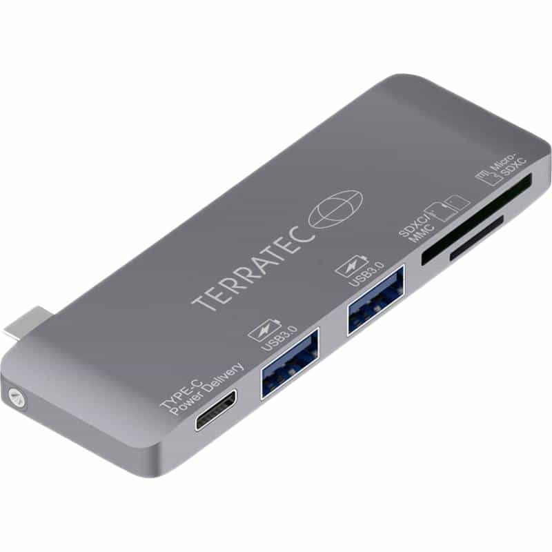 TERRATEC Connect C7 Type-C zu Type-C PD USB3.0 CardReader
