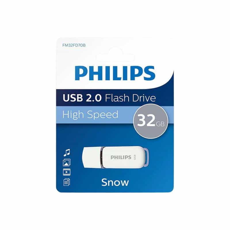 PHILIPS USB-Stick 32GB 2.0 USB Snow Edition grey