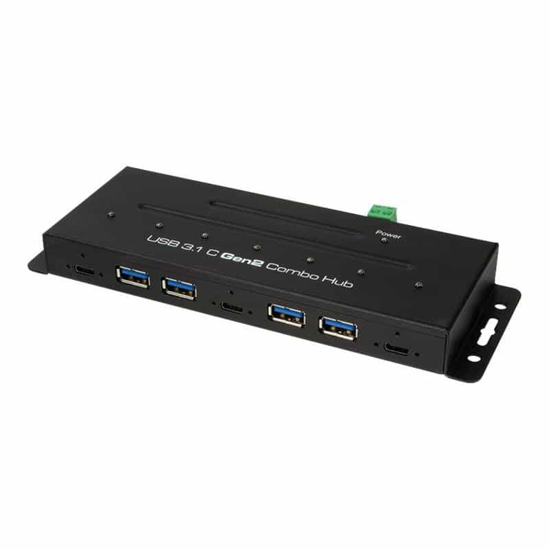 LOGILINK USB 3.1 HUB 7-port Combo Gen 2, Metall