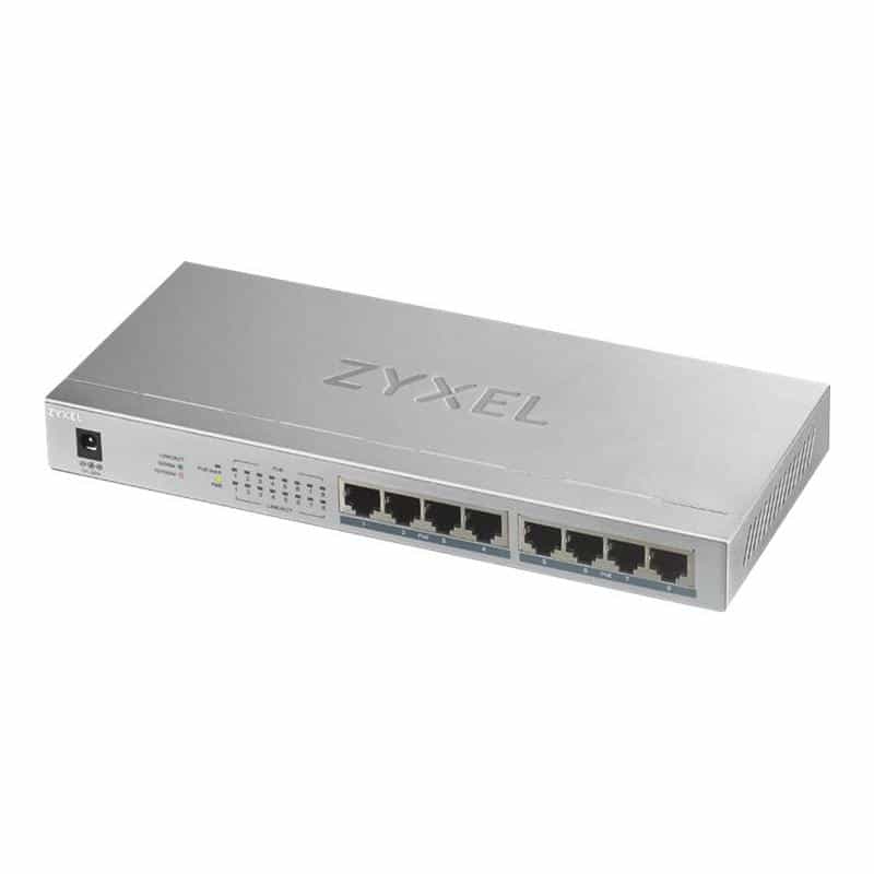 ZYXEL Switch 8x GS1008 PoE+