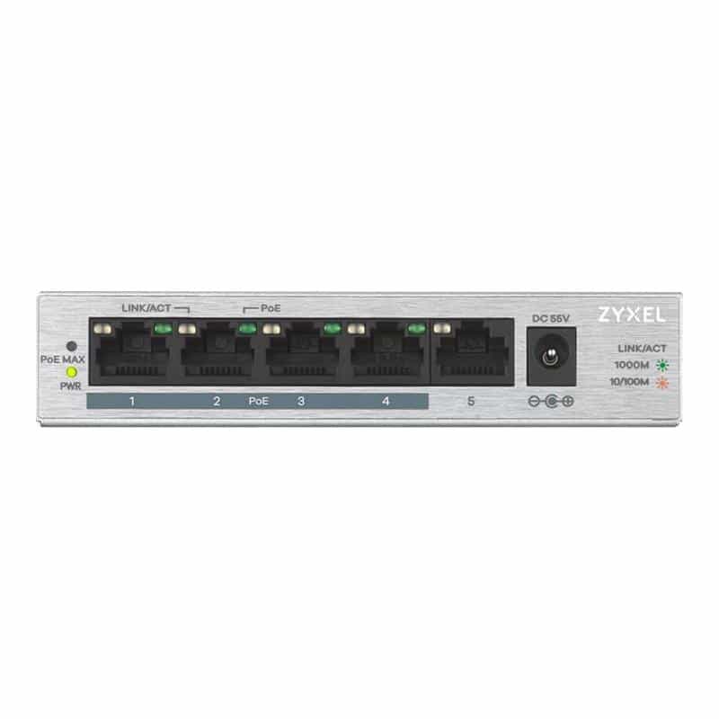 ZYXEL Switch 5x GS1005 PoE+