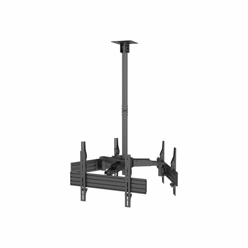 EQUIP Deckenhalterung 32"-65" Flat Screen schwarz Triple