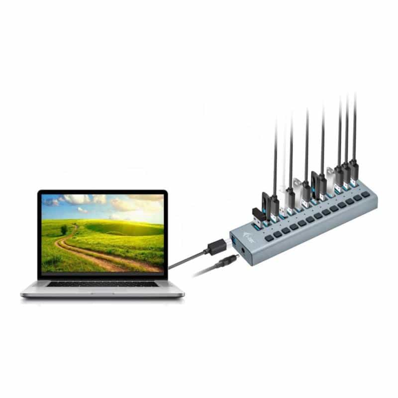 I-TEC USB3.0 Charg. HUB 13P+PoAdap. 60W | U3CHARGEHUB13