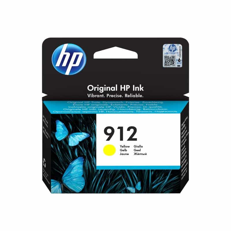 HP 912 Yellow Ink Cartridge HP 912 Yellow Ink Cartridge