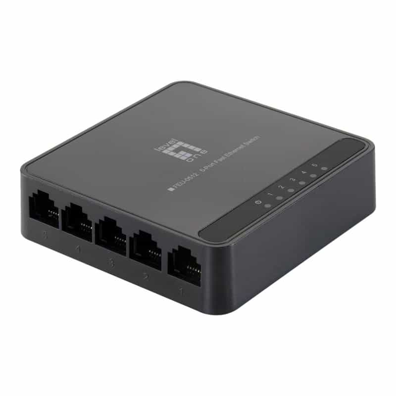 LEVEL ONE Switch 5x FE FEU-0512