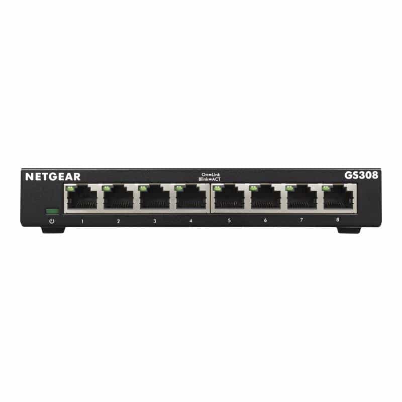 NETGEAR 8Port Switch 10/100/1000 GS308