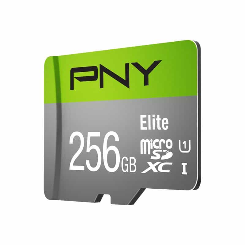 PNY Micro SD Card Elite 256 GB XC Class 10 UHSI U1 A1 V10 SD adapter PNY Micro SD Card Elite 256 GB XC Class 10 UHSI U1 A1 V10 SD adapter