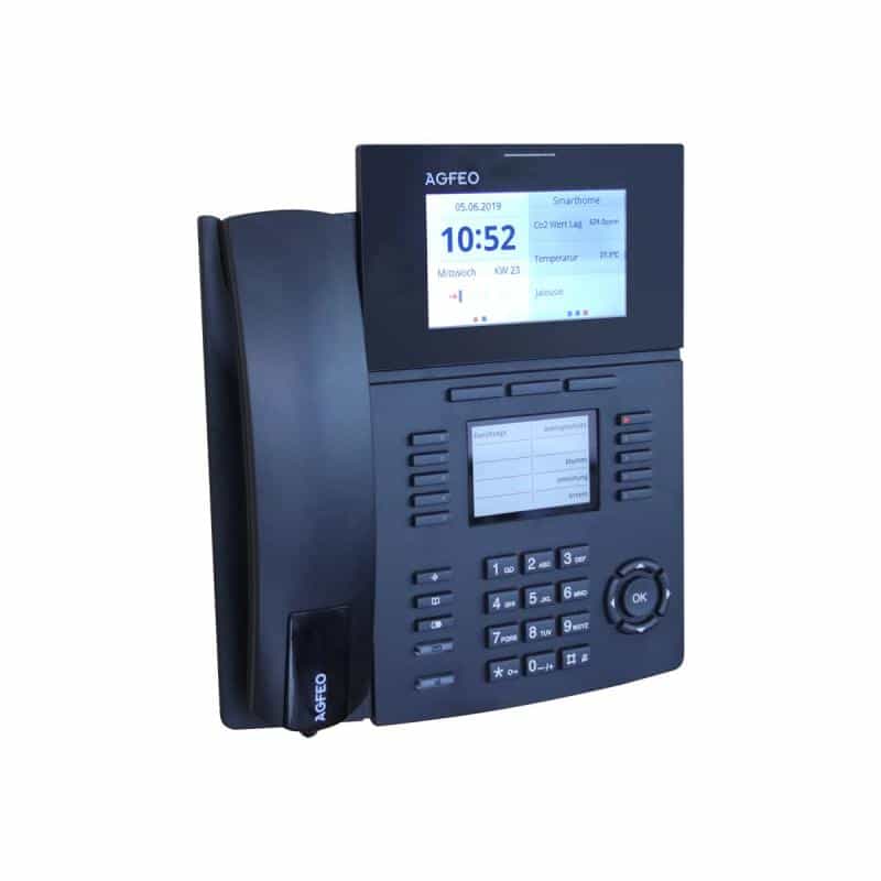 AGFEO Systemtelefon ST56 IP SENSORfon silber