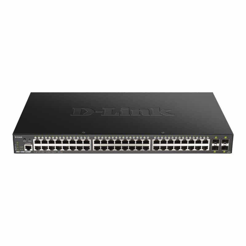 D-LINK Switch / 52-Port Smart Managed PoE Gigabit Stack Switch, dlink green 3.0, 24x 10/100/1000Mbit