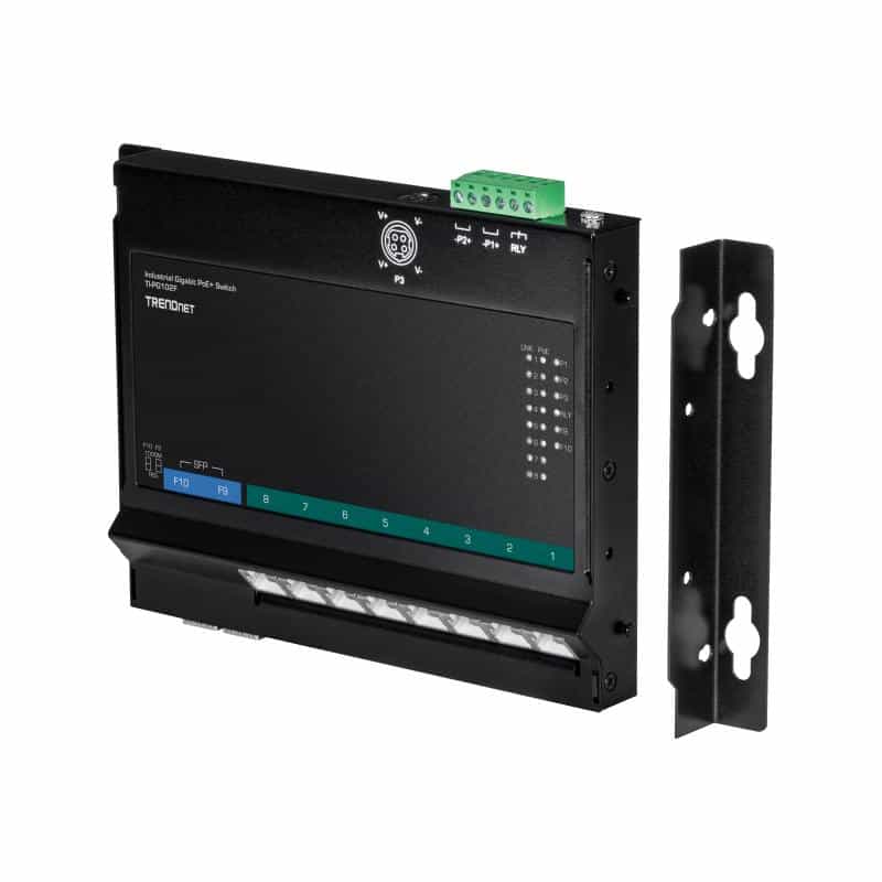 TRENDNET 10-P. IND.GB POE+WALL-MT SWITC