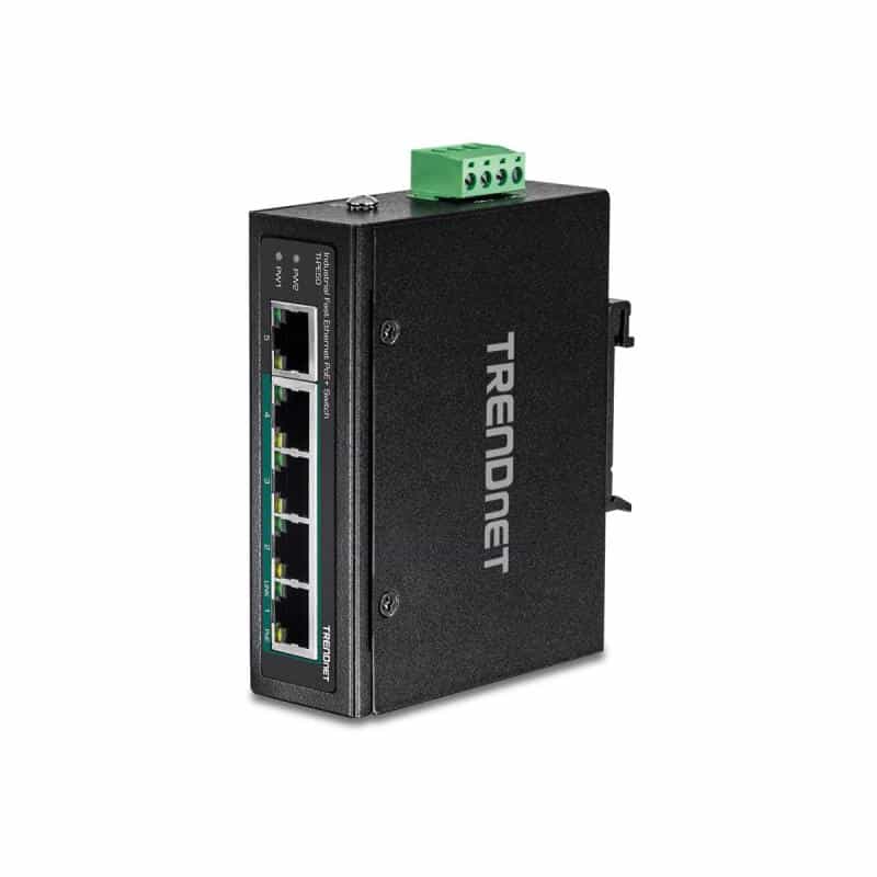 TRENDNET 5-PORT IND.FAST ETH POE+ SWITC