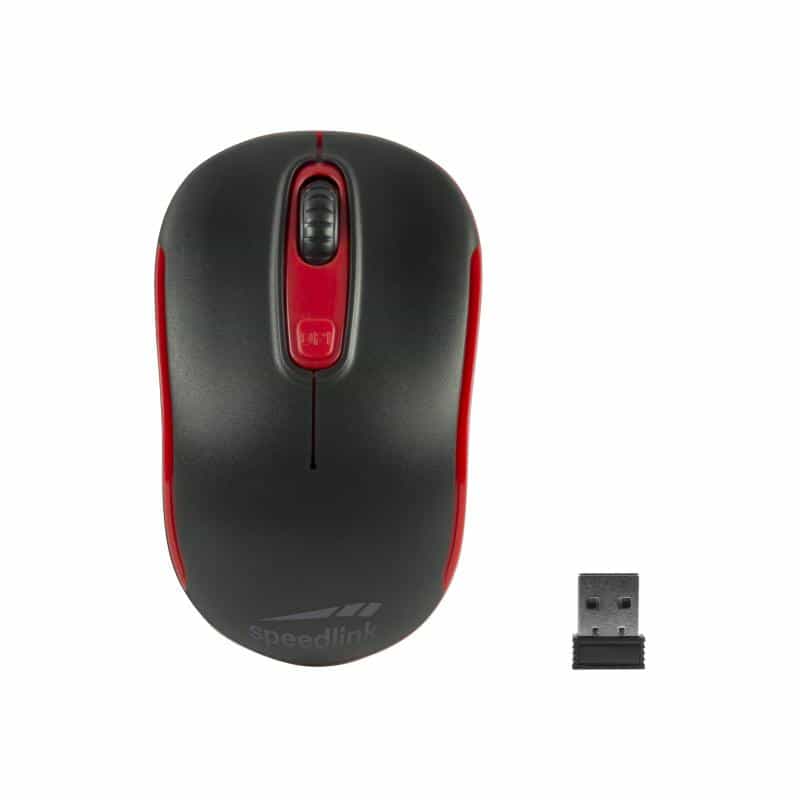 SPEED-LINK CEPTICA Funk-Maus Optisch Schwarz/Rot