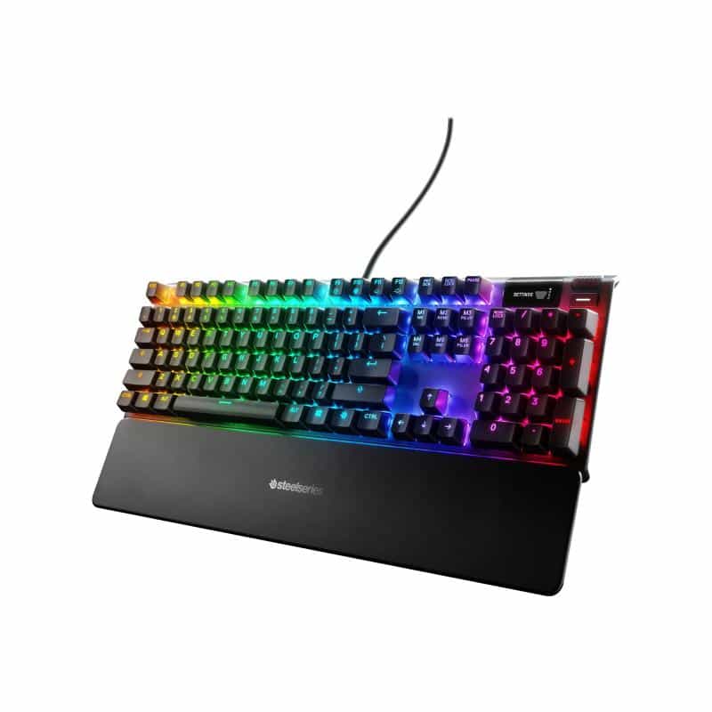 STEELSERIES Apex 7 Deutsches Layout Red Switch - Tastatur - Schwarz (64637)