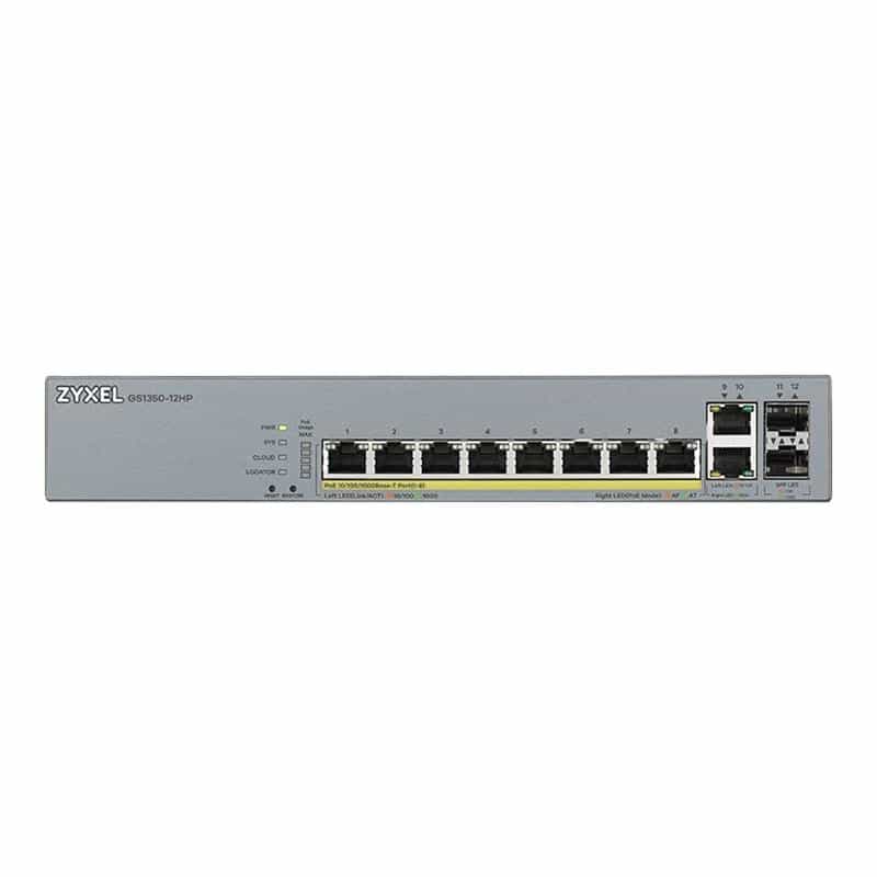 ZYXEL Switch 12x GS1350-12HP  PoE long range 130W
