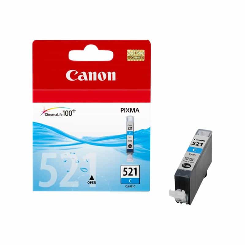 CANON CLI 521 Multipack Gelb, Cyan, Magenta Tintenbehälter