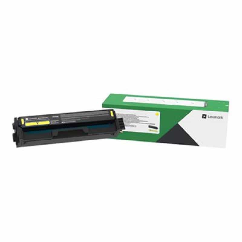 LEXMARK C332HY0 H Yellow High Yield Return Program Print Cartridge