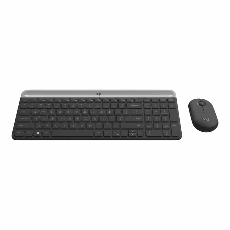 LOGITECH Slim Wireless Keyboard Mouse Combo MK470