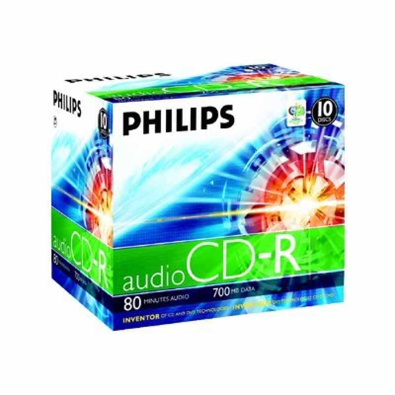 PHILIPS 10xCDR DA Q 700MB 80Min Jewel Case