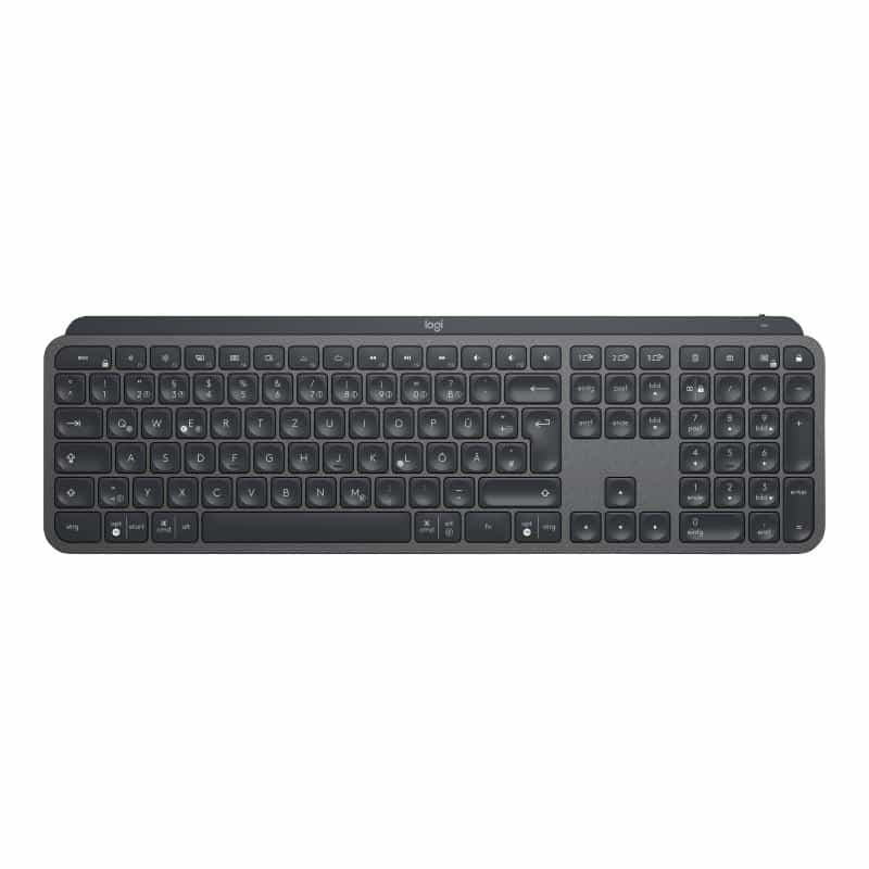 LOGITECH MX Keys Advanced Illuminated Kabellose Tastatur Graphite