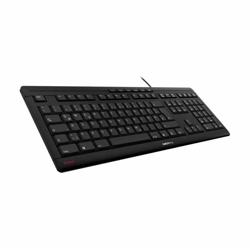 CHERRY TAS STREAM KEYBOARD schwarz  deutsches Layout