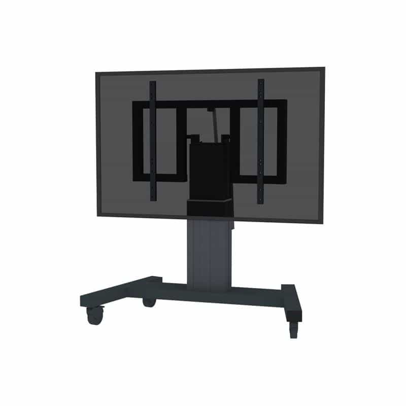 NEOMOUNTS Mobiler Bodenständer für Flachbild-Fernseher bis 85" (215,9cm) - Schwarz NEOMOUNTS Mobiler Bodenständer für Flachbild-Fernseher bis 85" (215,9cm) - Schwarz