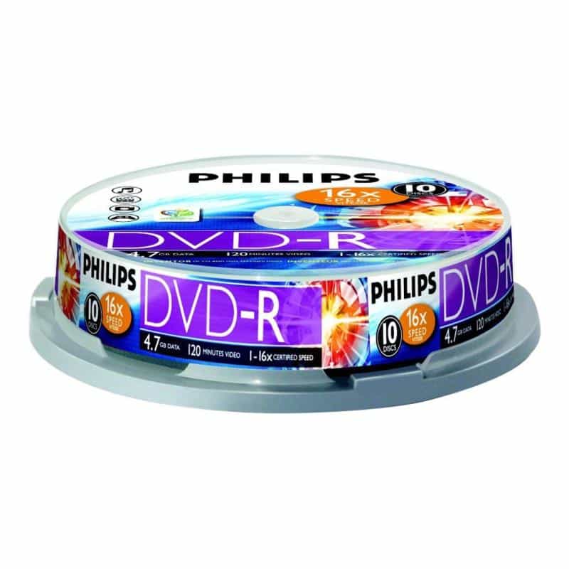 PHILIPS DVD-R 4.7GB 10er Spindel