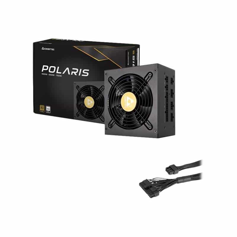 CHIEFTEC Netzteil Chieftec 650W PowerSMART S-Modular (80+Gold)