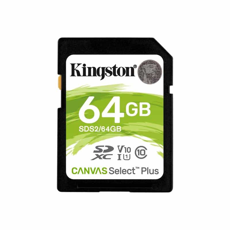 KINGSTON 64GB SDXC CANVAS SELECT PLUS KINGSTON 64GB SDXC CANVAS SELECT PLUS
