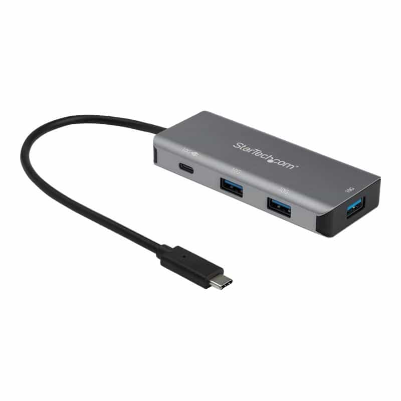 STARTECH.COM HB31C3A1CPD3 4-Port USB-C-Hub mit Stromversorgung 10 Gbit/s 3 x USB-A- und 1x 25 cm USB