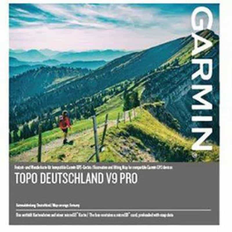 GARMIN TOPO Germany v9 PRO Wanderkarte Outdoorkarte Fahrrad, Geocaching, Ski, Wandern Deutsch