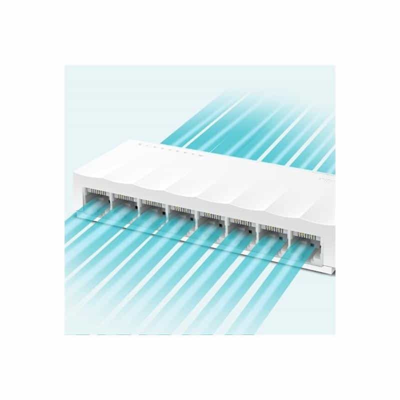 TP-LINK LiteWave 8-Port 10/100 Mbps Desktop Switch Plastic Case