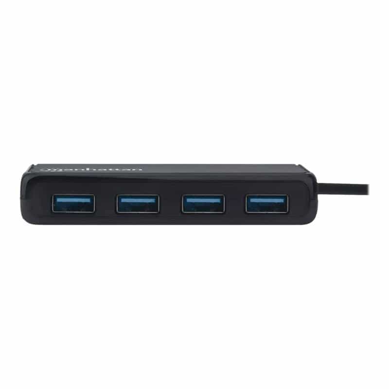 IC INTRACOM Manhattan 4-Port USB 3.2 Gen 1 Hub USB-A St./ 4x A-Buchse