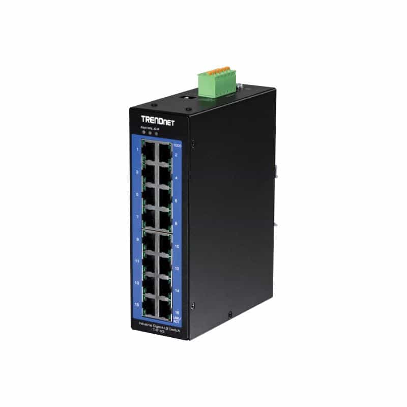 TRENDNET 16-P. GB L2 MGD DIN-RAIL SWITC