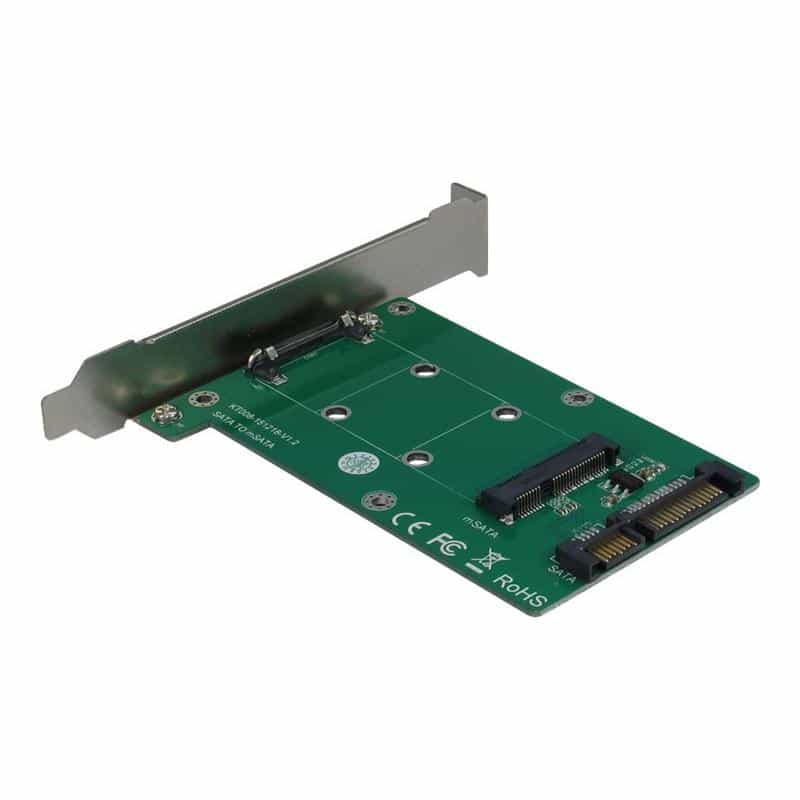 INTERTECH Riser Card KT008A PCI SATA -> mSATA