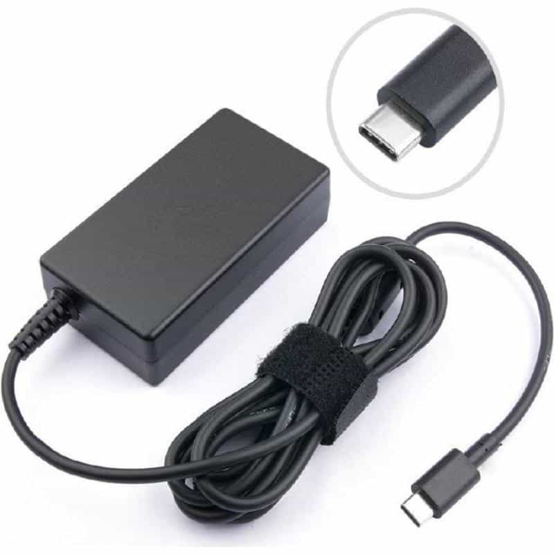 MICROBATTERY MBXUSBC-AC0008 Netzteil und Spannungsumwandler Innenraum 45 W Schwarz (MBXUSBC-AC0008)