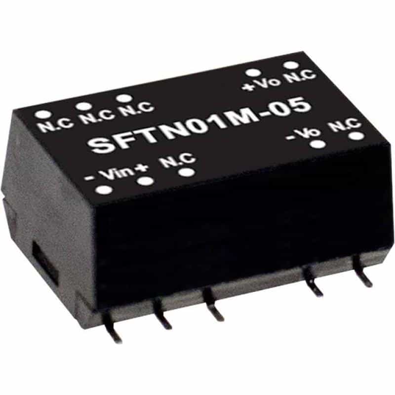 MEAN WELL SFTN01M-12 DC/DC-Wandlermodul 84 mA 1 W Anzahl Ausgänge: 1 x (SFTN01M-12)